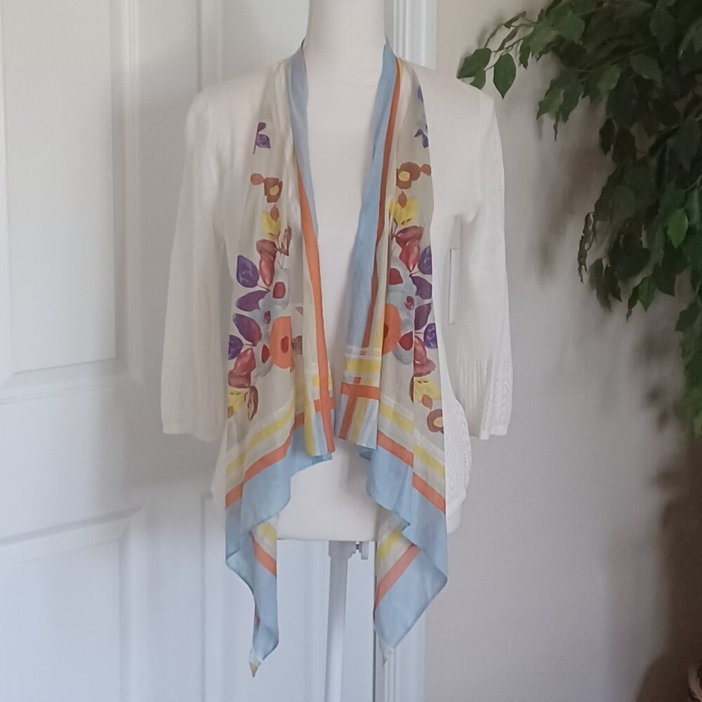NWOT Anthropologie Moth Summer Lightweight Draped Cardigan Size XS
